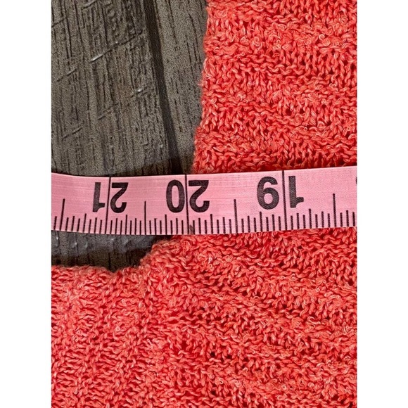 Coral Calvin Klein Sweater Medium - Picture 4 of 9